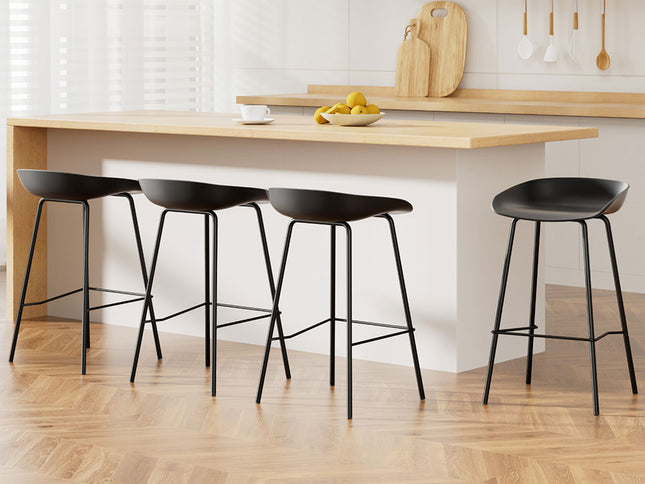 Artiss 4x Bar Stools Kitchen Counter Stools Metal