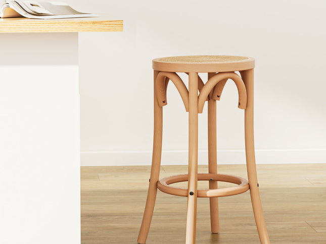 Artiss Bar Stool Rattan Seat Wooden