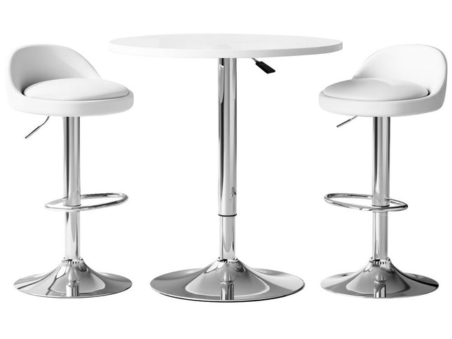 Artiss Bar Table and Stools Set Dining Desk Kitchen Chairs Cafe Pub