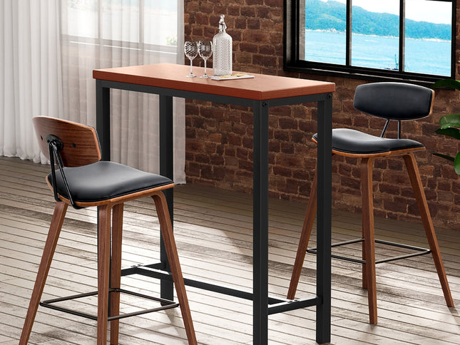 Artiss Bar Table and Stools Set Dining Desk Kitchen Chairs Cafe Pub