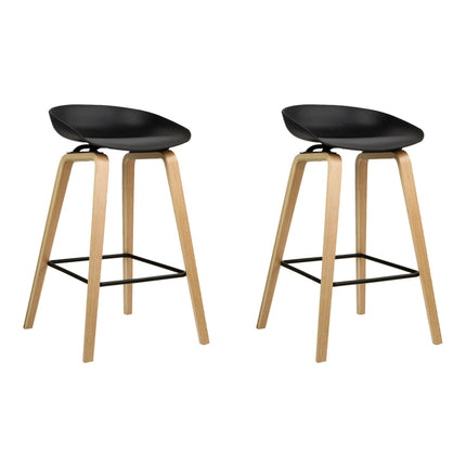 Artiss 2x Bar Stools Wooden