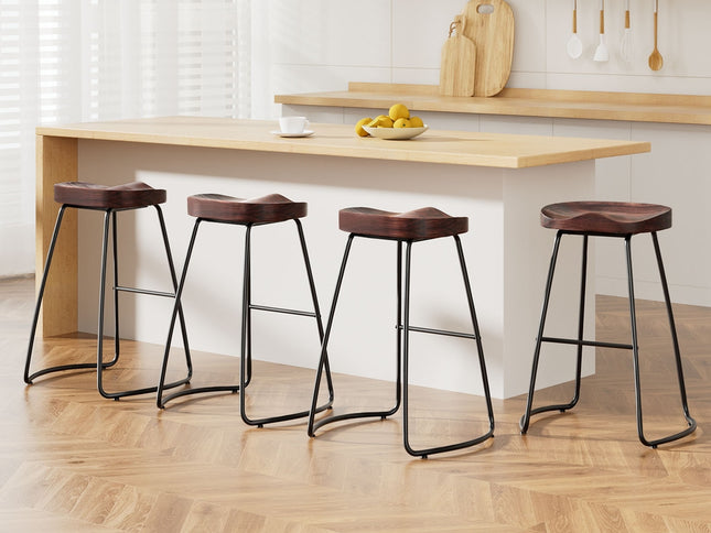 Artiss 4x Bar Stools Tractor Seat 65cm