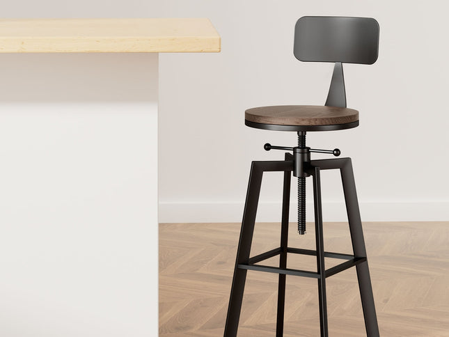 Artiss Bar Stools Kitchen Counter Chairs Vintage Metal Chairs