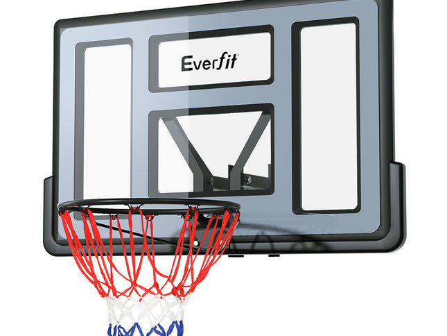 Everfit 45" Basketball Hoop Backboard Wall Mounted Ring Net Sports Pro System