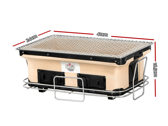 Grillz BBQ Grill Tabletop Charcoal Smoker