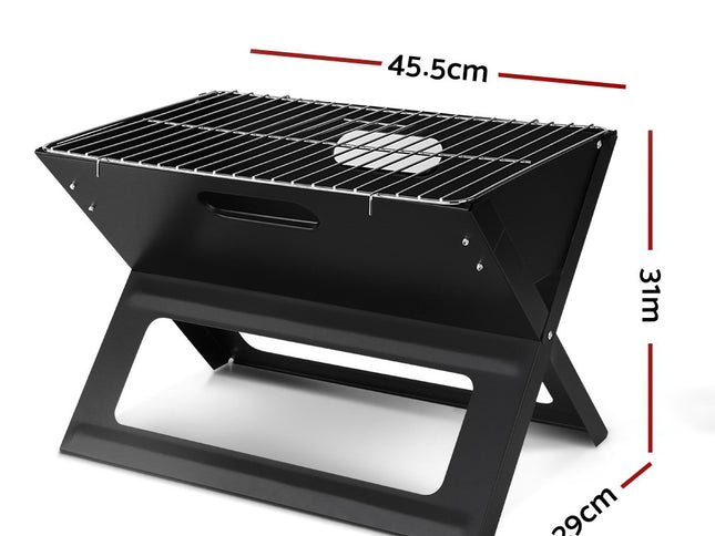 Grillz BBQ Grill Charcoal Smoker Foldable