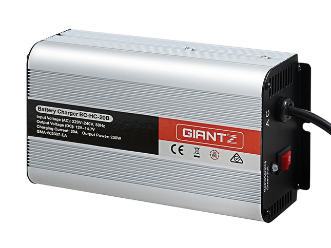 Giantz 12V 20A Car Battery Charger Inverter 20 Amp ATV 4WD Boat Caravan