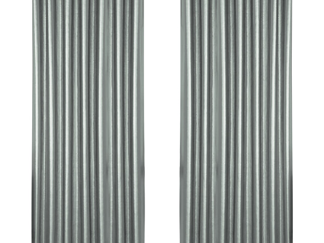 Artiss 2X Blockout Curtains Eyelet 240x230cm Grey Shine