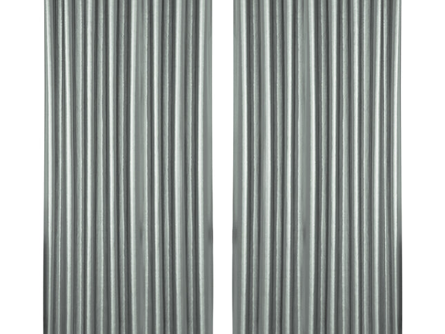 Artiss 2X Blockout Curtains Eyelet 300x230cm Grey Shine