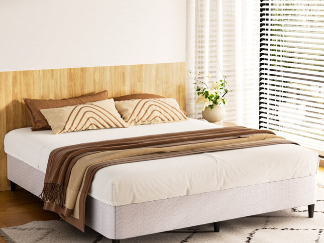 Artiss Bed Frame King Size Metal Grey MASON