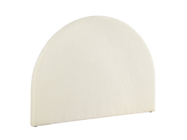 Artiss Bed Head Headboard Bed Frame Double Boucle - GREI White