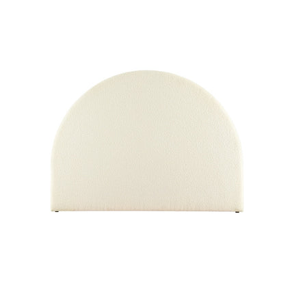 Artiss Bed Head Headboard Bed Frame Queen Boucle - GREI White