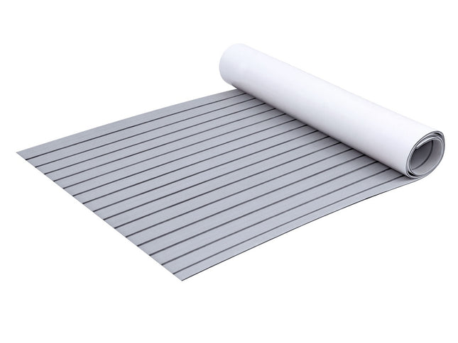 Seamanship EVA Foam Boat Flooring Mat Decking Sheet 240x90x0.6cm Light Grey