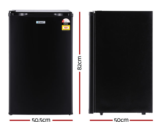 Devanti 110L Bar Fridge Black