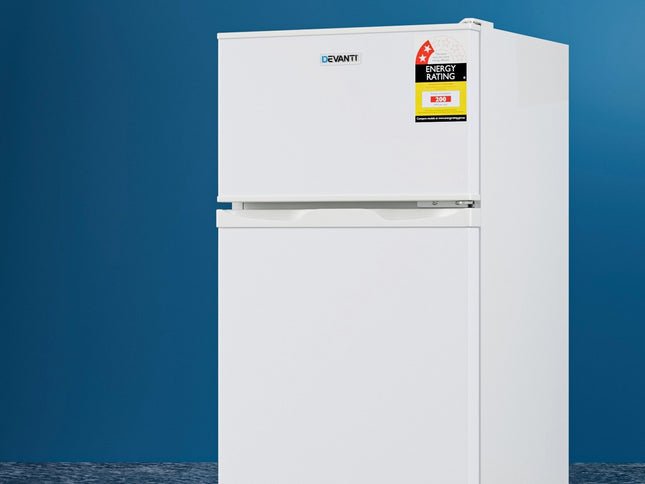 Devanti 85L Bar Fridge Mini Freezer Refrigerator White
