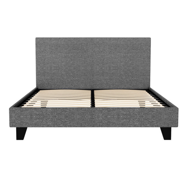 Artiss Bed Frame Double Size Grey NEO