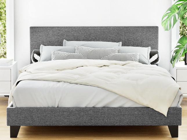Artiss Bed Frame Queen Size Grey NEO