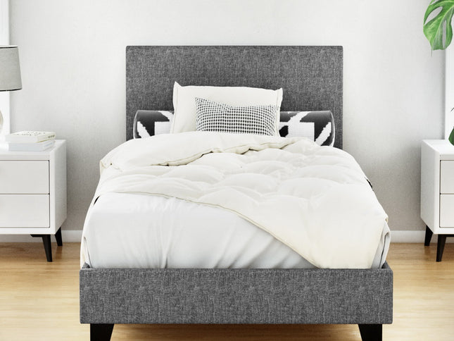Artiss Bed Frame Single Size Grey NEO