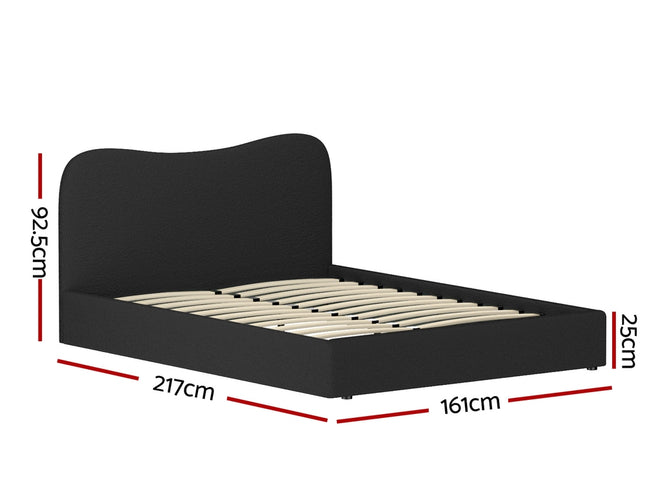 Artiss Bed Frame Queen Size Boucle DARA