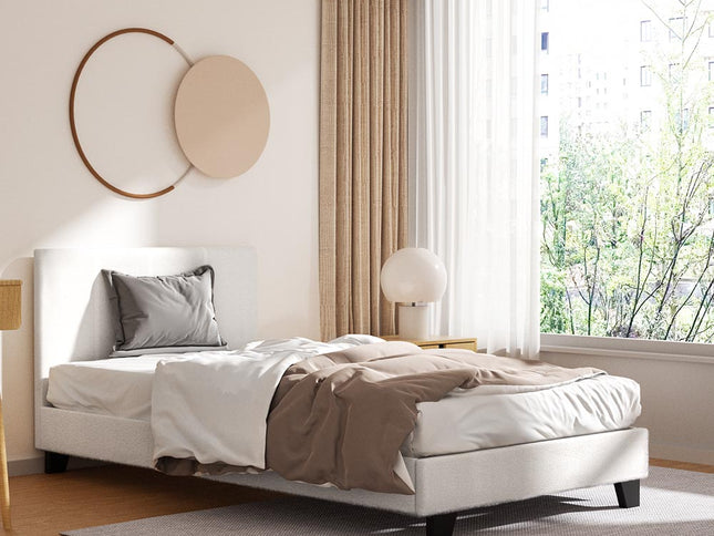 Artiss Bed Frame King Single Size Boucle NEO