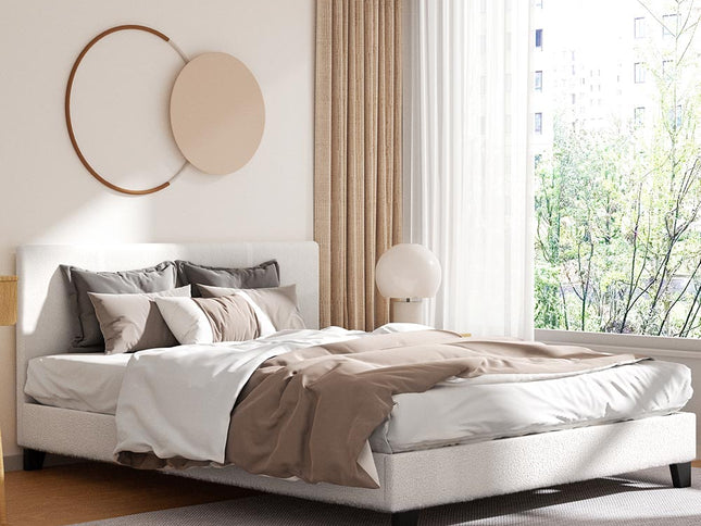 Artiss Bed Frame Queen Size Boucle NEO