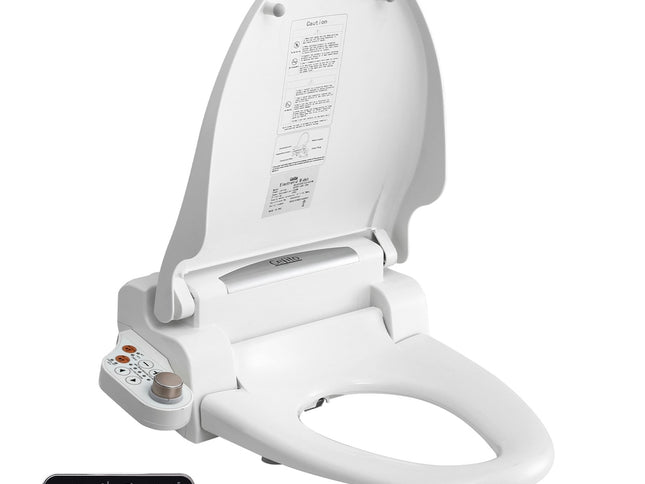 Cefito Electric Bidet Toilet Seat Cover LED Night Light Heated Seat with Remote
