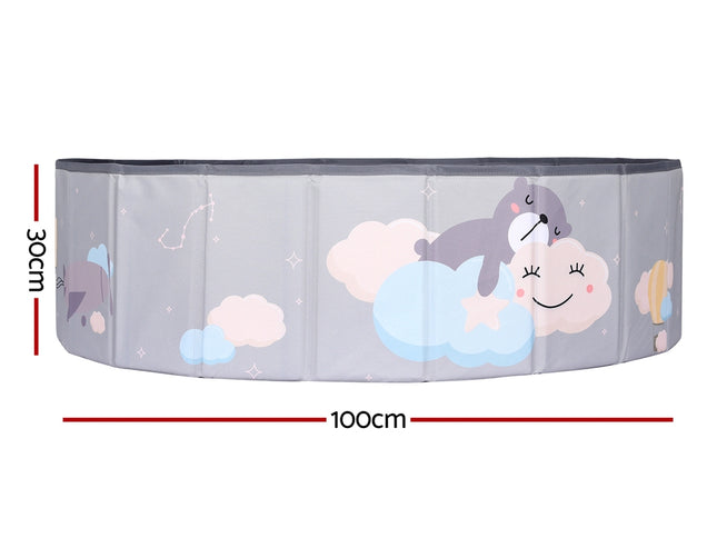 Keezi Kids Ball Pool Pit Toddler Ocean Play Foldable Child Playhouse Storage Bag
