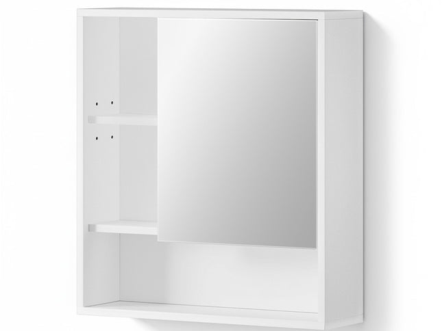Cefito Bathroom Mirror Cabinet Mirrored Medicine Adjustable Shelf Wall Mounted 560mm White