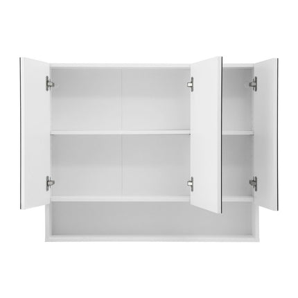 Cefito Bathroom Mirror Cabinet Medicine Adjustable Shelves Wall Hung 900x750mm White