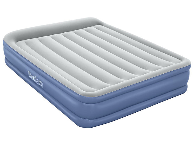 Bestway Air Mattress Queen Inflatable Bed 46cm Airbed Blue