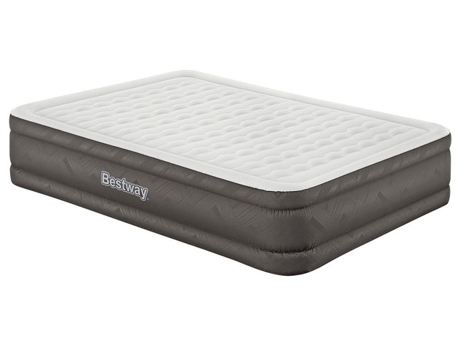 Bestway Air Mattress Queen Inflatable Bed 46cm Airbed Grey