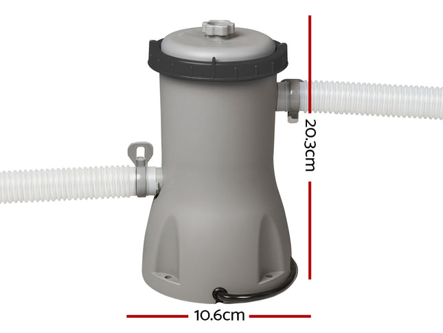 Bestway Pool Pump Cartridge Filter 800GPH 3028L/H Flowclear Filters Cleaner
