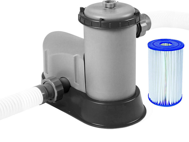 Bestway Pool Pump Cartridge Filter 1500GPH 5678L/H Flowclear™ Filters Cleaner