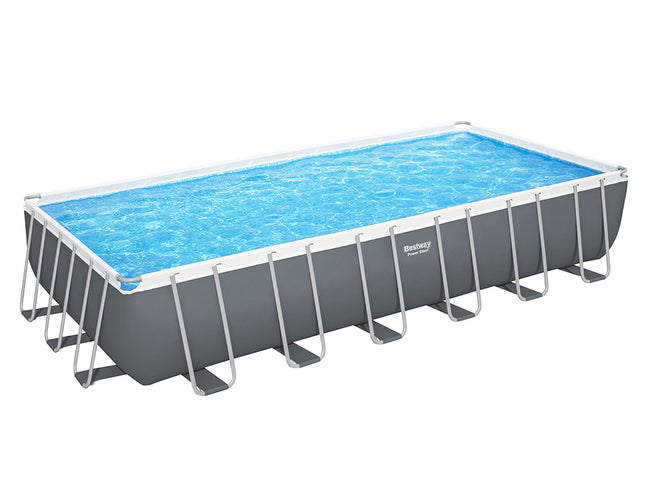 Bestway Swimming Pool 732x366x132cm Steel Frame Above Ground Pools Ladder 30045L