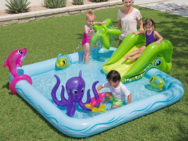 Bestway Kids Pool 239x206x86cm Inflatable Above Ground Play Pools 308L