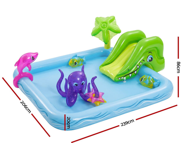 Bestway Kids Pool 239x206x86cm Inflatable Above Ground Play Pools 308L