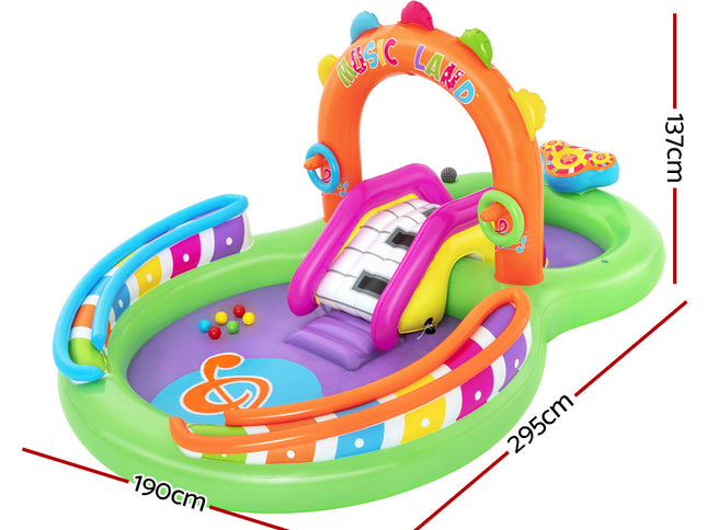 Bestway Kids Pool 295x190x137cm Inflatable Above Ground Swimming Play Pools 349L