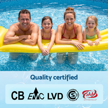 Bestway Swimming Pools 396cm x 107cm Steel Above Ground Canopy Backyard Pool Set White