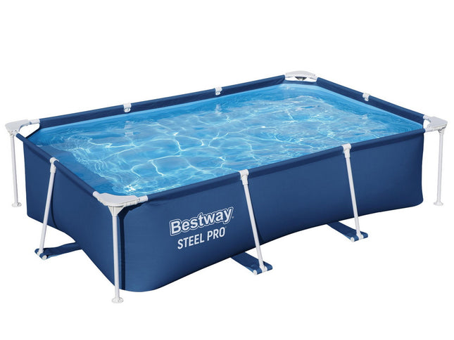 Bestway Swimming Pool 259x170x61cm Steel Frame Above Ground Pools 2300L