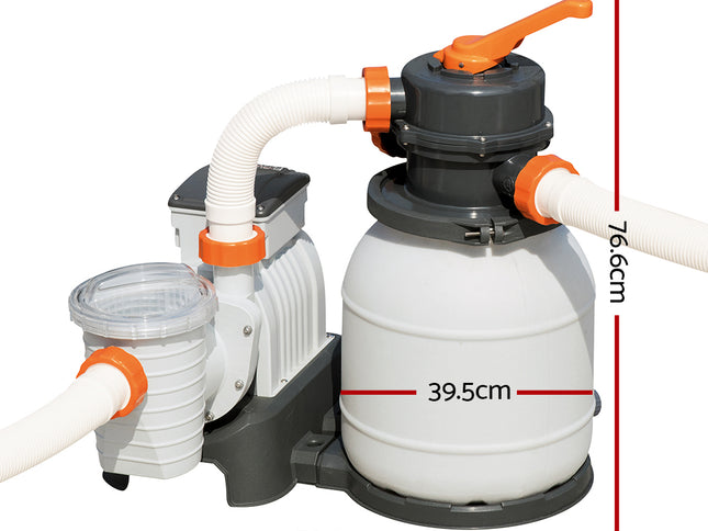 Bestway Pool Pump Sand Filter 1500GPH 5678L/H Pools Flowclear™ Filters