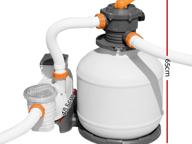 Bestway Pool Pump Sand Filter 3000GPH 11355L/H Pools Flowclear™ Filters