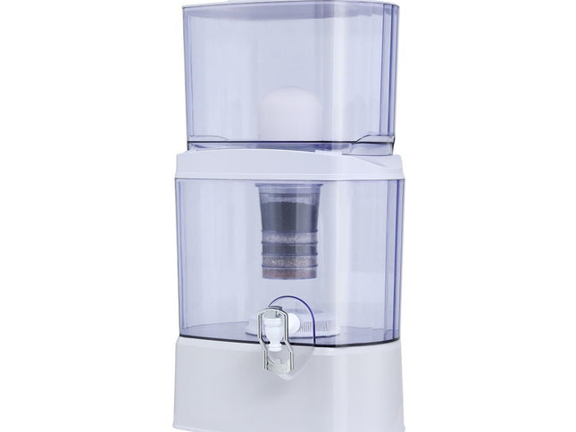 Devanti Benchtop Water Filter 24L Gravity Multi-Stage BPA-Free Home Camping