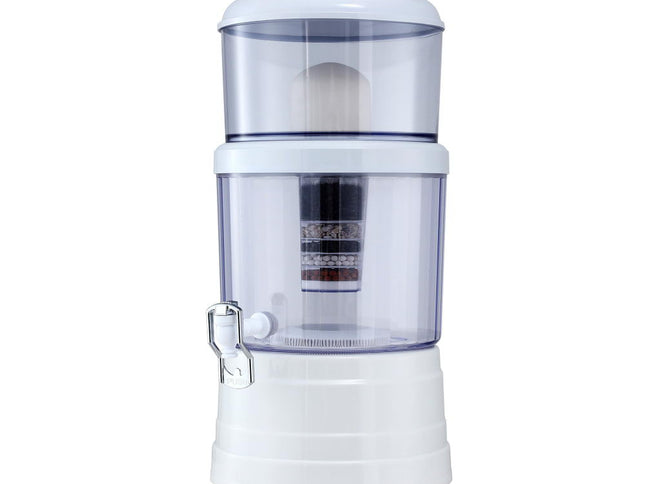 Devanti Benchtop Water Filter 16L Gravity Multi-Stage BPA-Free Home Camping