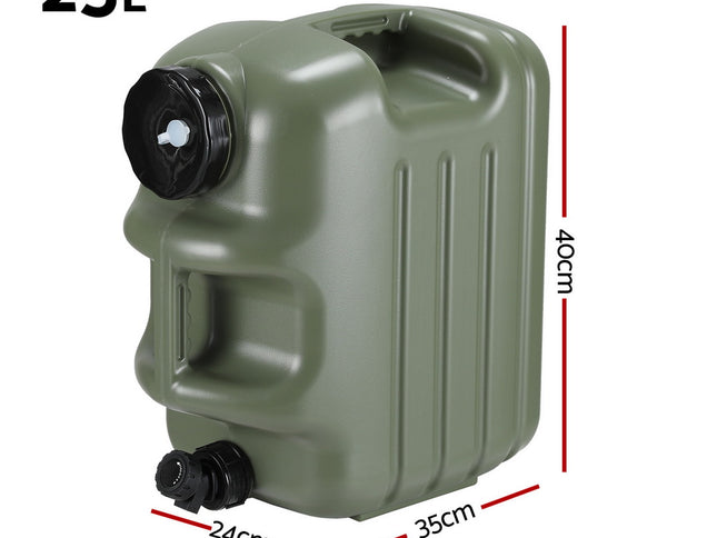 Weisshorn 25L Water Container Jerry Can Bucket Camping Outdoor Storage Tank