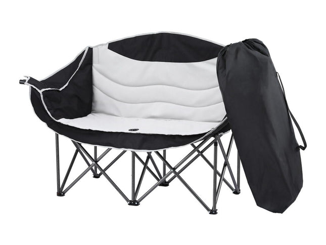 Weisshorn Camping Chair Double Folding Moon Chair Portable Seat 240KG