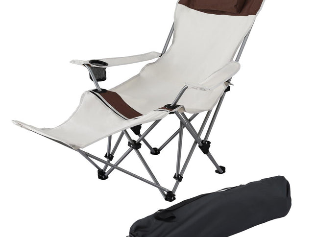 Weisshorn Camping Chair Reclining Adjustable Portable Outdoor Folding Lightweight