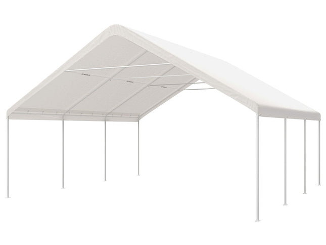 Instahut Carports 6x6m Carport Kits Steel Shelter Gazebo Canopy Garage Portable Garden Shed