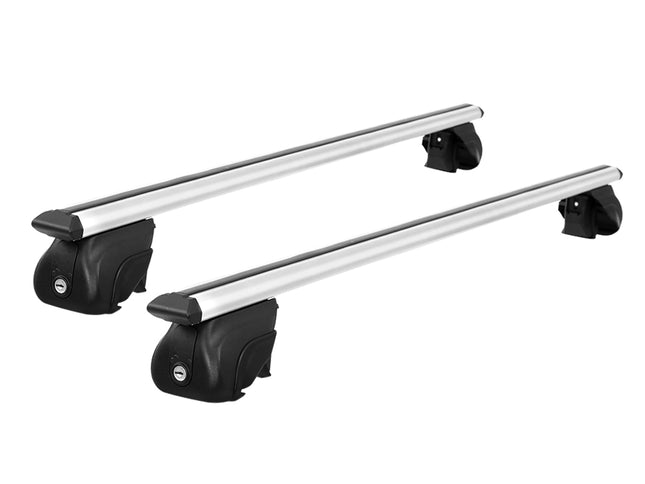 Universal Car Roof Racks Pod Aluminium Cross Bars Upgraded Holder 111cm Silver