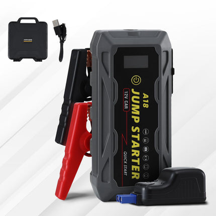 Giantz 2000A Portable Car Jump Starter 12V Lithium Battery Booster Pack Power Bank & Jumper Cables