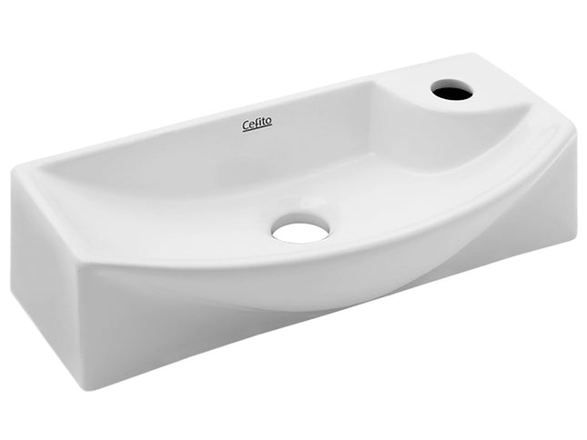 Cefito Bathroom Basin Ceramic Vanity Sink Hand Wash Bowl 45x23cm